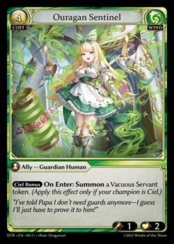 <b>シエルボーナス 登場時</b>: Vacuous Servantトークンを召喚します。(この効果は、あなたのチャンピオンがシエルの場合のみ適用されます。)