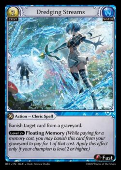 墓地から対象のカード1枚を追放。レベル2+ <b>フローティングメモリー</b>(メモリーコストを支払う際、このカードを墓地から追放させ、そのコストの1つを支払ってもよい。この効果は、あなたのチャンピオンがレベル2以上の場合にのみ適用する。)